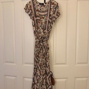 Lulu’s bohemian wrap dress